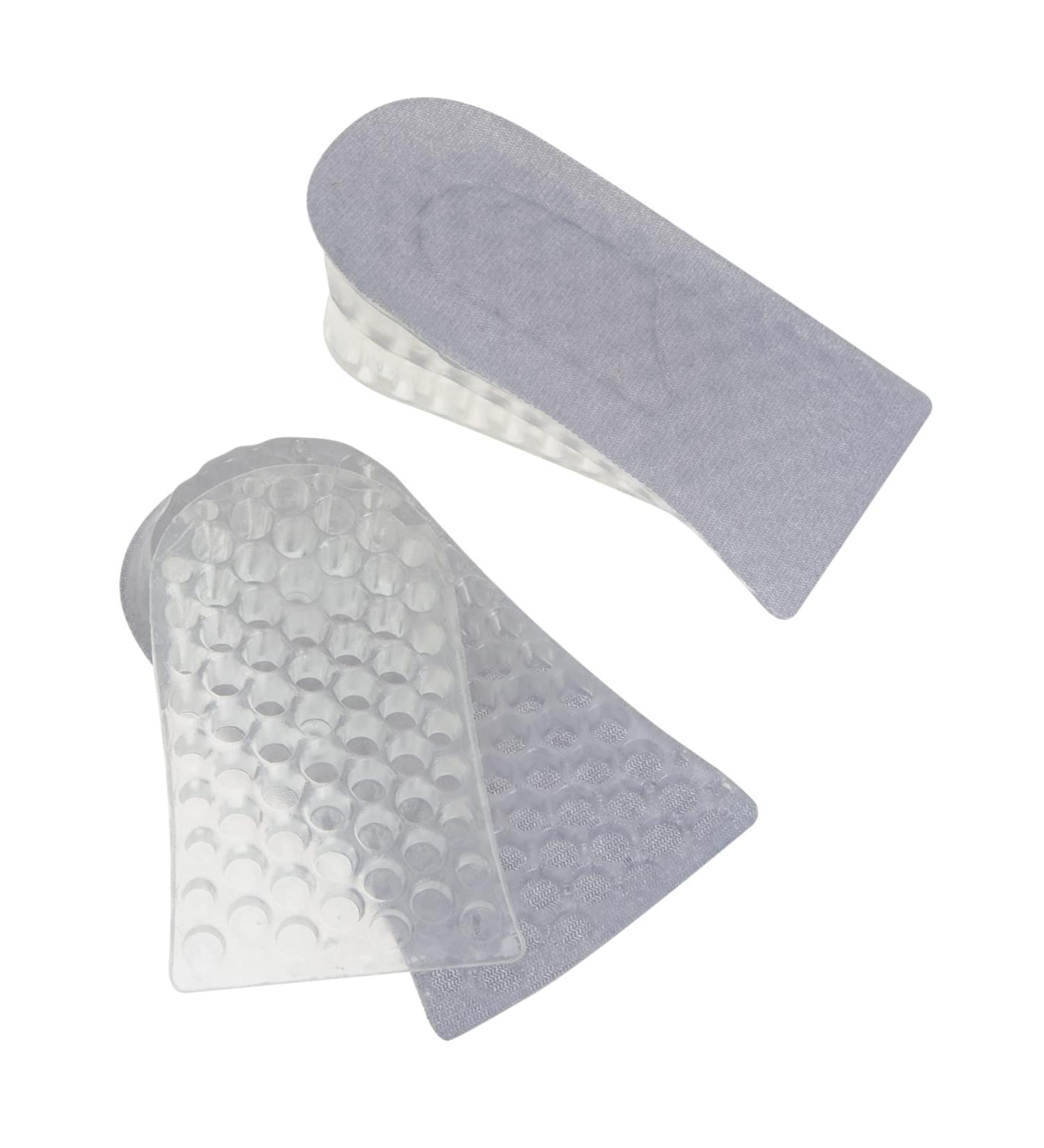 NOLITOY Height Increasing Insoles - 2 Pairs Invisible Shoe Inserts for Men | Shock-Absorption Heel Support Pads | Comfort & Lift 12.3x3.7CM - Buy Online on GoSupps.com