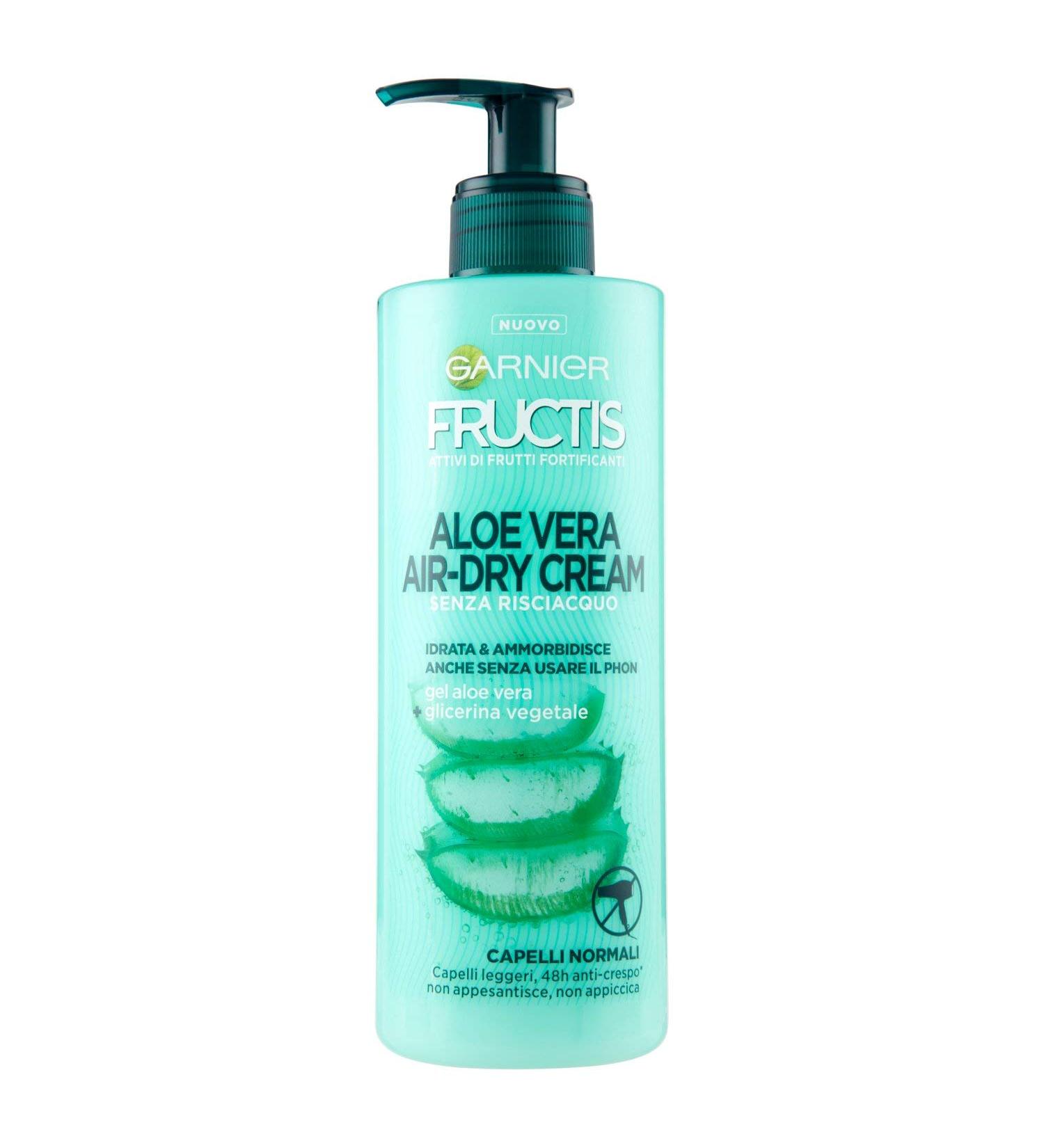 Fructis Garnier Aloe Vera Air-Dry Cream - Hydrating Hair Care for All Hair Types | International Shipping Available - Buy Online on GoSupps.com