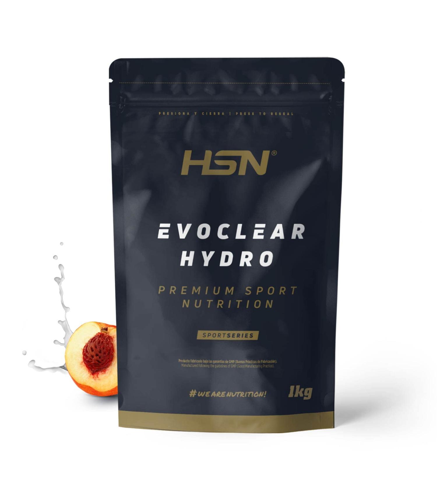 HSN HSN Evoclear Hydro Clear Whey | Peach Flavor 1 kg 40 servings | Hydrolyzed Whey Protein | Refreshing Juice-Type Protein | Non-GMO Vegetarian Gluten-Free & Soy-Free - Buy Online on GoSupps.com