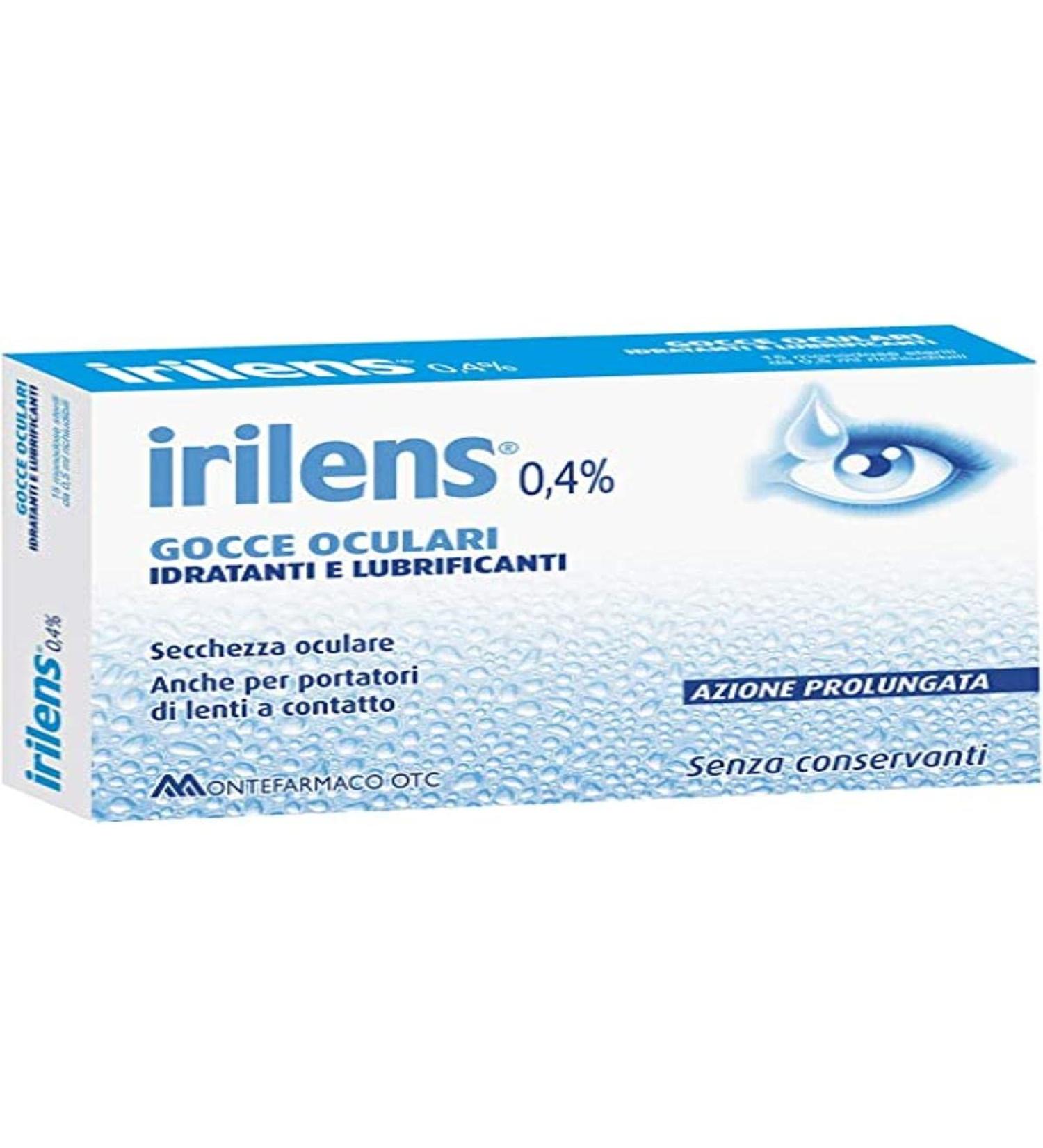 Montefarmaco IRILENS EYE DROPS 15 SINGLE-DOSE RESEALABLE AMPOULES 0.5 ML