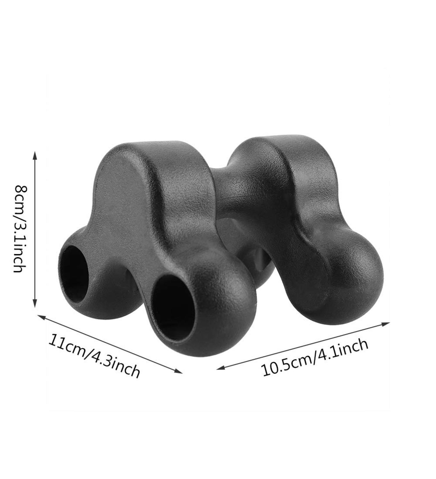 Spine Reduction Cushion & Neck Massage Support - Relax Muscles with Thai Massage Comfort (Black) - Buy Online on GoSupps.com