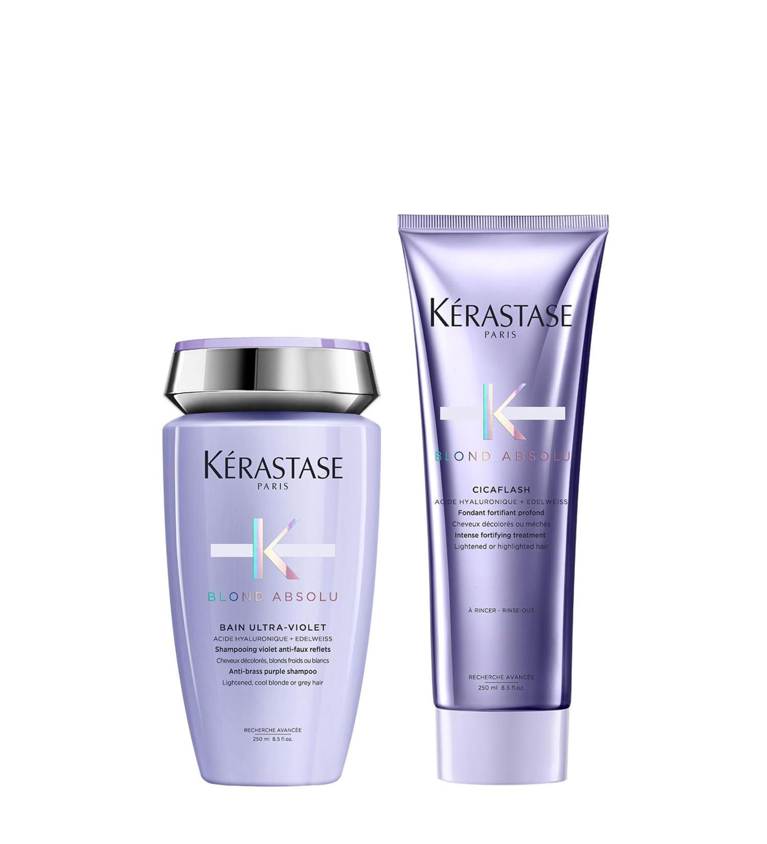 K rastase Anti-Yellow Shampoo & Conditioner Set | Repair Damaged & Bleached Hair | International Shipping - Buy Online on GoSupps.com