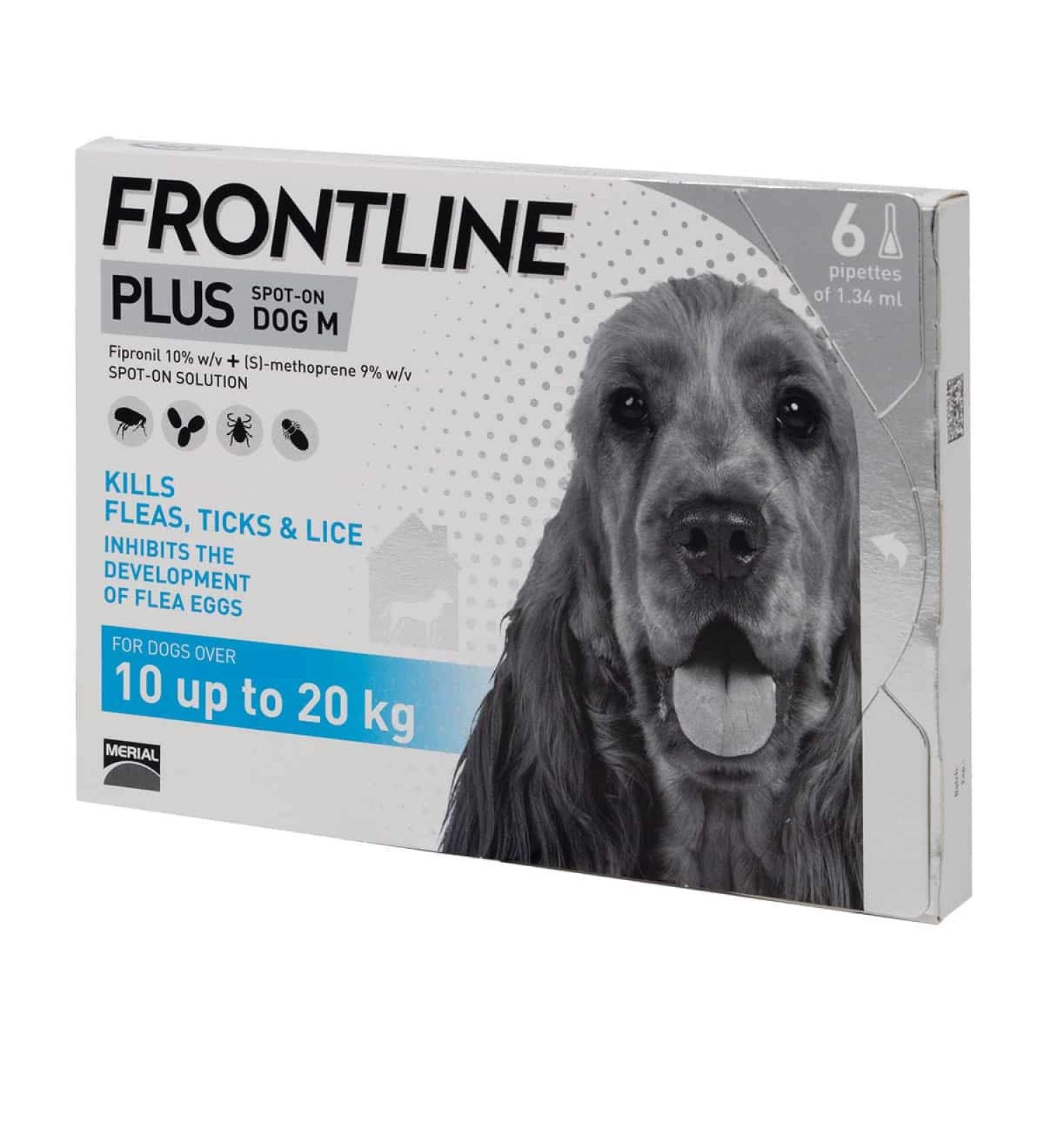 Frontline PLUS Spot On Medium Dog 6 pipettes