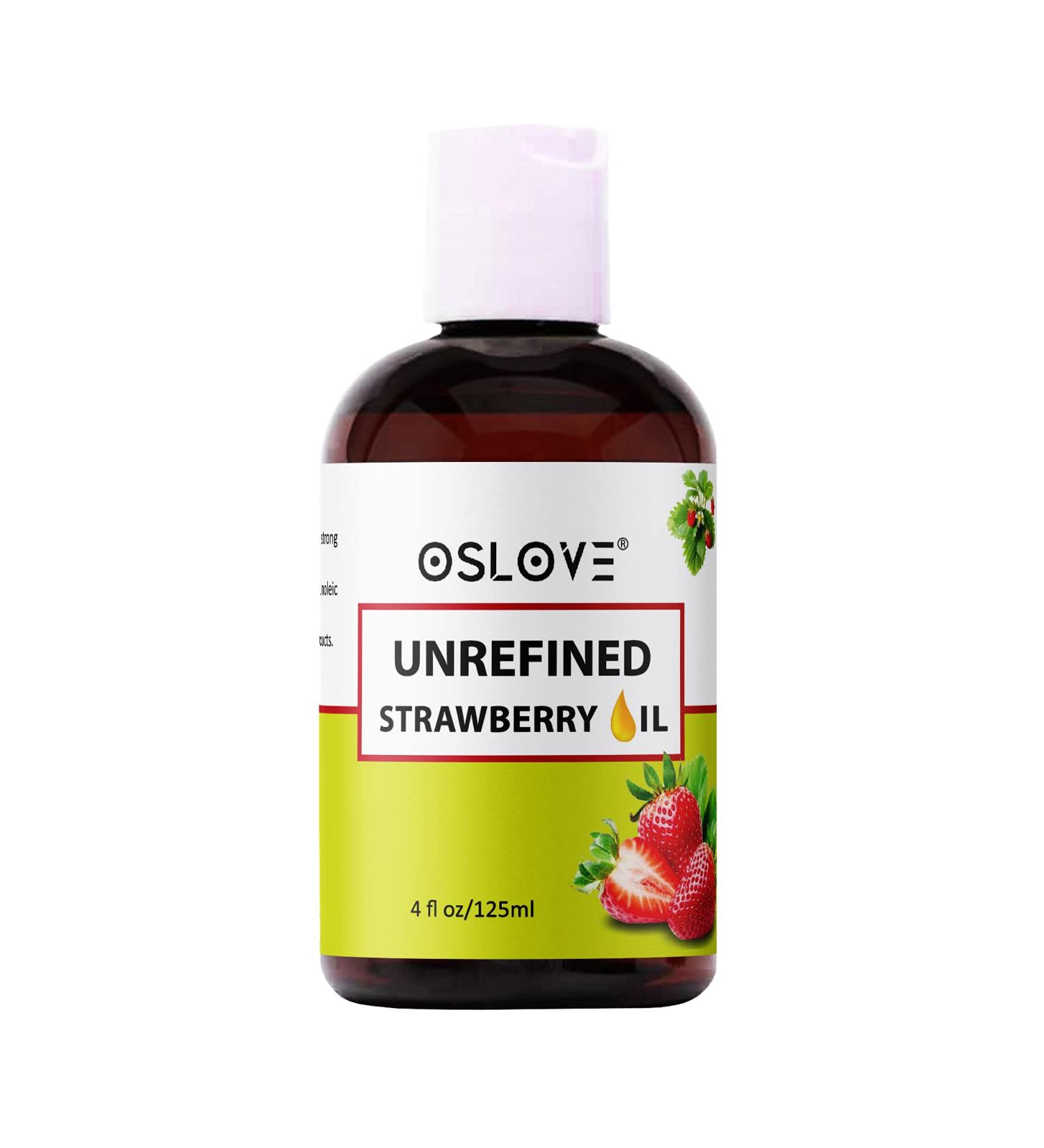 Buy Unrefined Strawberry Seed Oil 4 OZ - OSLOVE | Natural Skincare Oil for Radiant Skin - International Shipping Available - Buy Online on GoSupps.com
