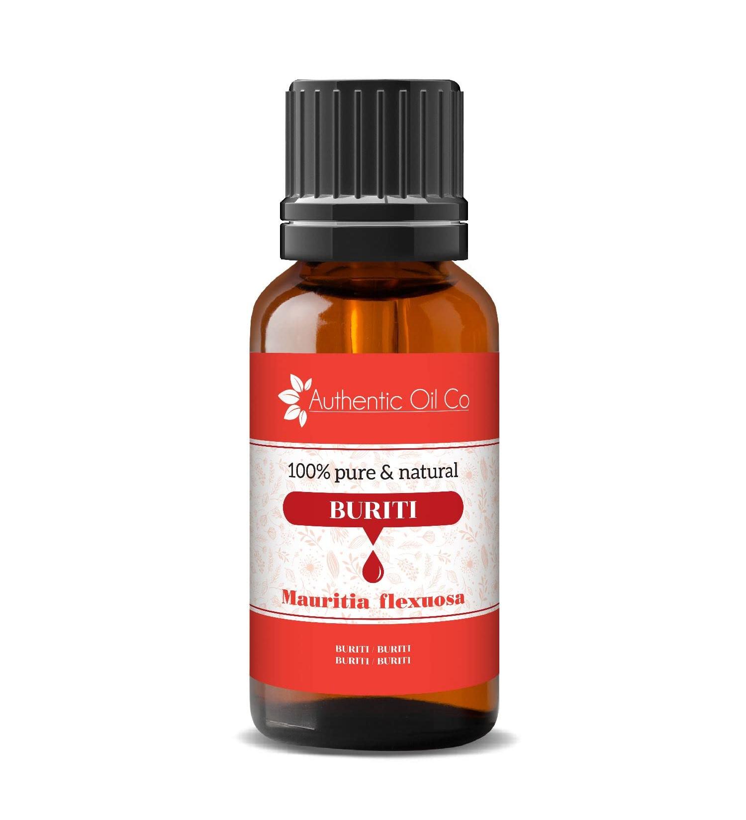 100% Pure Buriti Oil Natural Cold Pressed Vegetable Based 10 ml 10 ml (Pack of 1)
