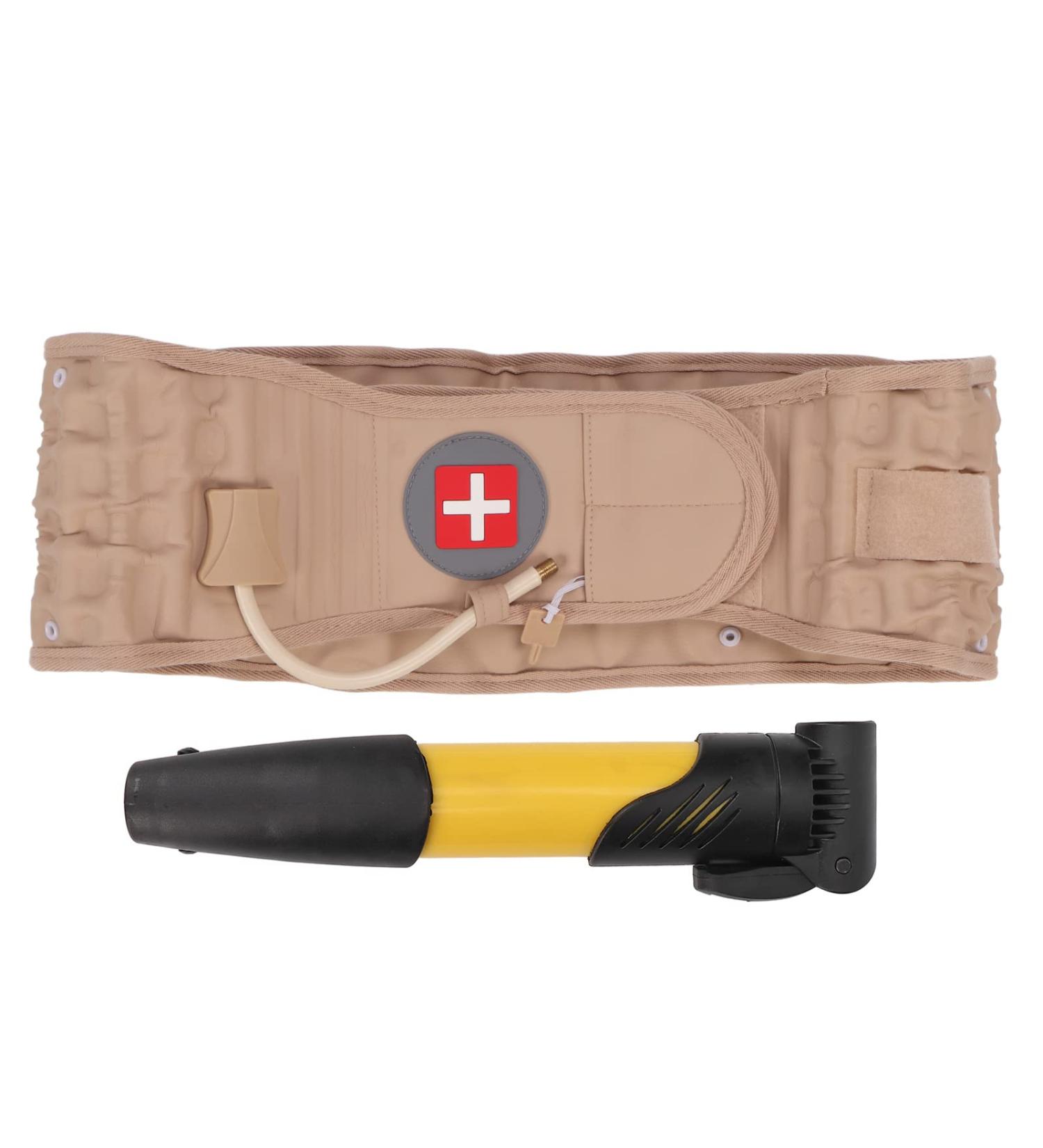 Buy OkJHFD Lumbar Spine Compression & Decompression Belt - Inflatable Traction Device for Pain Relief - International Shipping Available - Buy Online on GoSupps.com