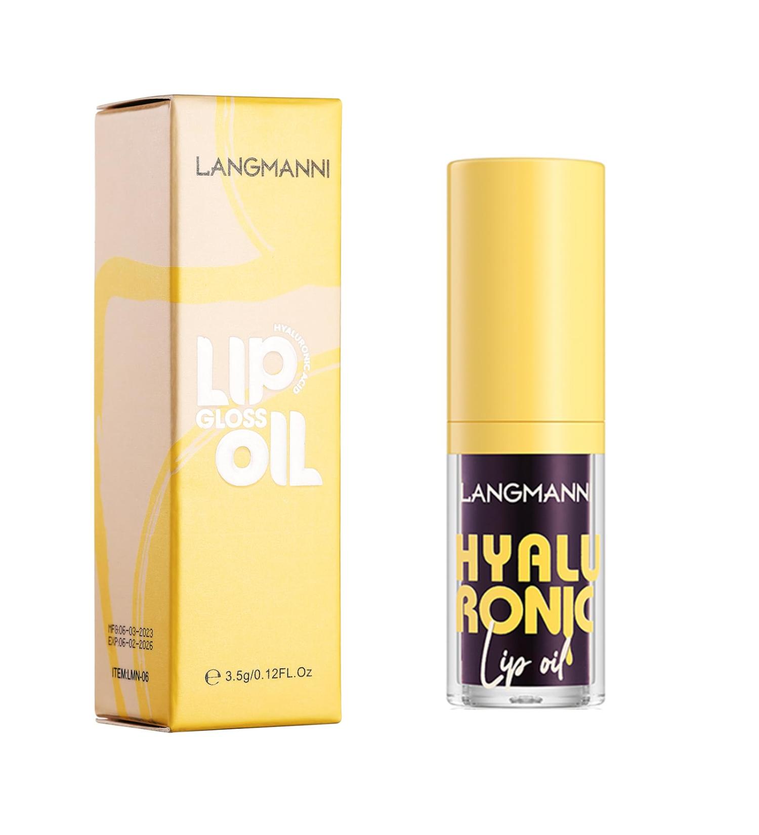 Moisturizing Lip Oil Nourishing And Hydrating Lip Care For Dry Lips Long Lasting Lip Balm For Women Party Makeup Lip Gloss blueberry - Buy Online on GoSupps.com
