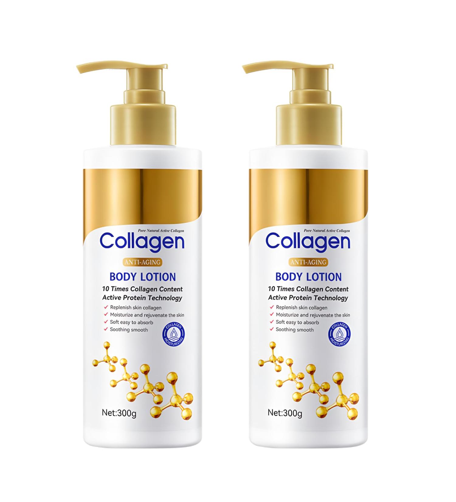 2 Pi ces Lotion Pour Le Corps Au Collag ne Cr me Hydratante Anti-Rides Au Collag ne Lotion Pour Le Corps Pour Les Soins De La Peau Nourrissante Raffermissante Et Lisse Pour Le Corps - Buy Online on GoSupps.com