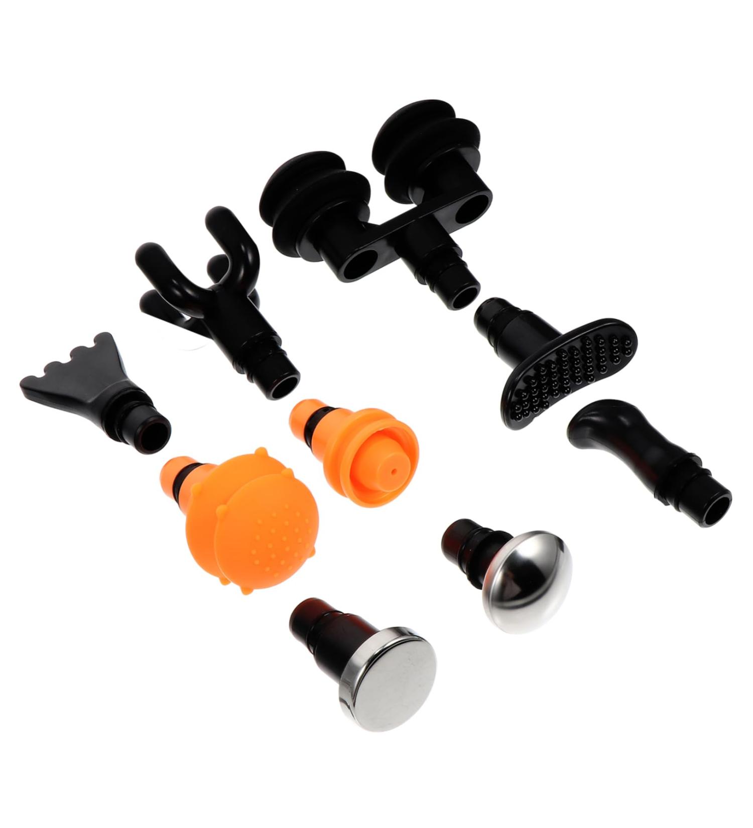 Beaupretty 9-Piece Massage Head Set - Replaceable Percussion Attachments for Deep Tissue & Fascia Body Massage Ultimate Fitness Recovery Tool - Buy Online on GoSupps.com