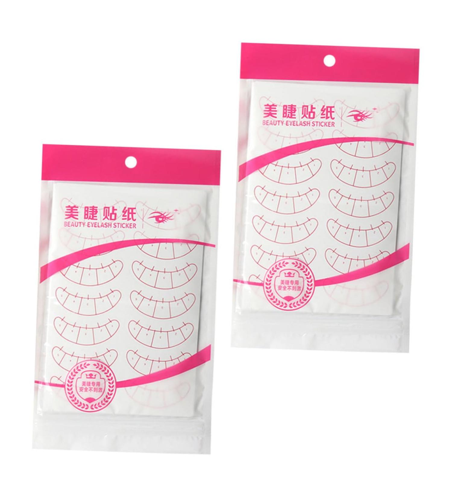 Healeved 40 Sheets Eyelash Positioning Paper Eye Tips Sticker Eyelashes Positioning Pad Eyelash Mapping Stickers Grafted Eyelashes Sticker Eye Positioning Tips Pad Patch Woman - Buy Online on GoSupps.com