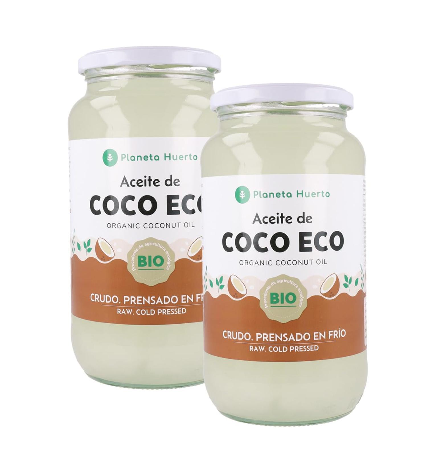  Planeta Huerto Eco Planeta Vegetable Garden Virgin Coconut Oil 850 ml (Pack of 2) - Buy Online on GoSupps.com