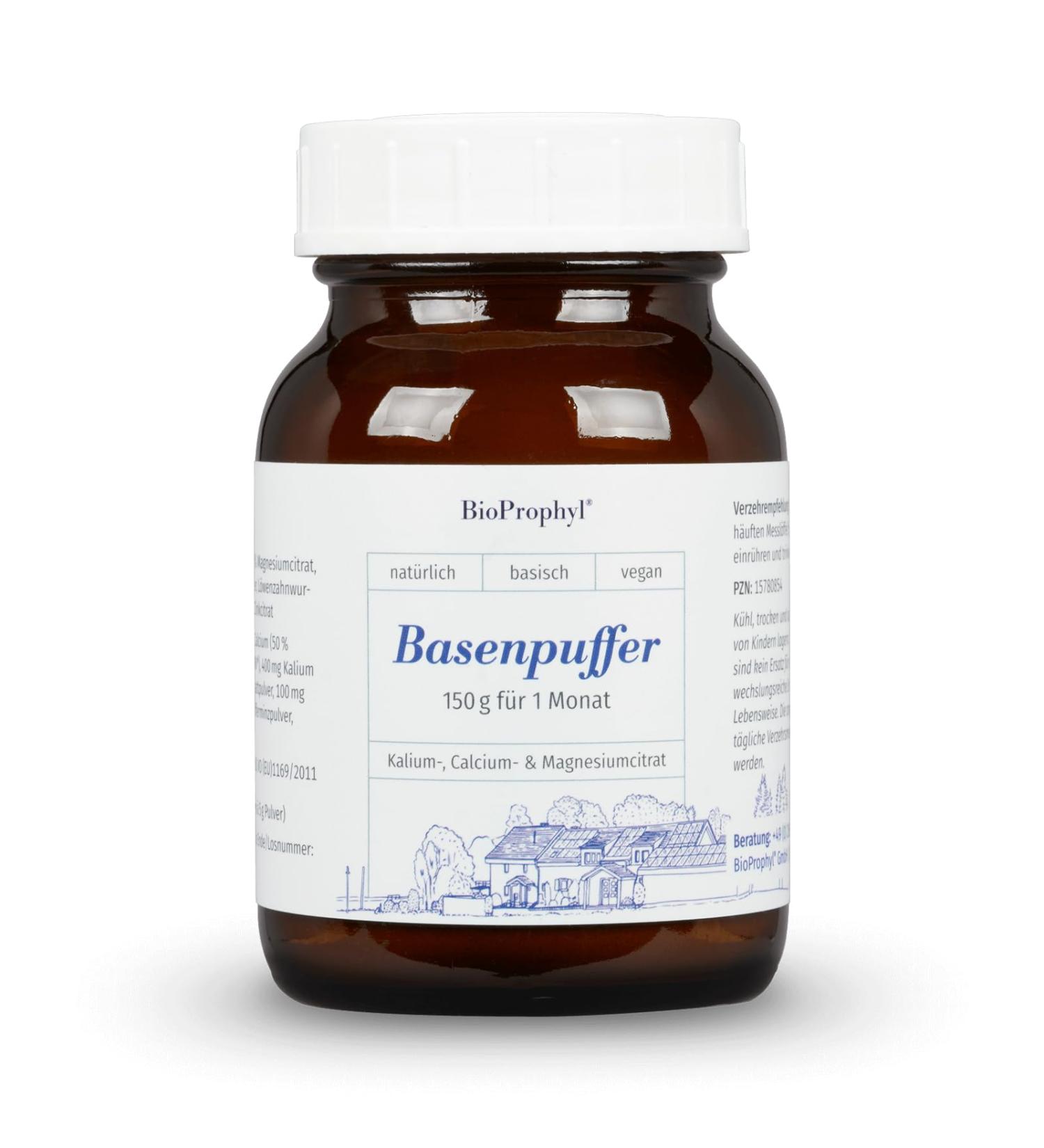 Bioprophyl Base Buffer - Vegan Citrate Blend with Calcium Potassium Magnesium Zinc & Herbal Powder - 150g (30 Portions) - Shop Internationally - Buy Online on GoSupps.com