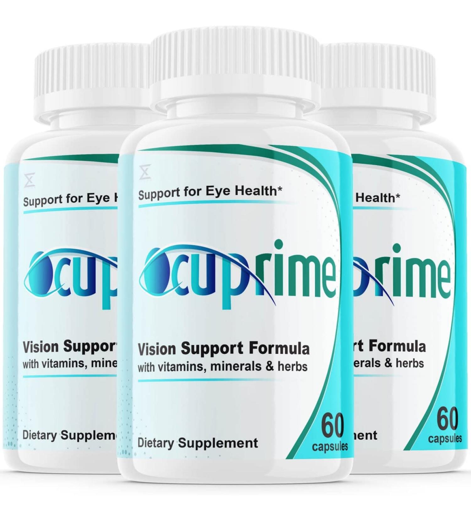 Sigma Times Ocuprime for Eyes 3 Pack | Vision Formula with Occuprime Supplements | Eye Pills (180 Capsules) - Buy Online on GoSupps.com