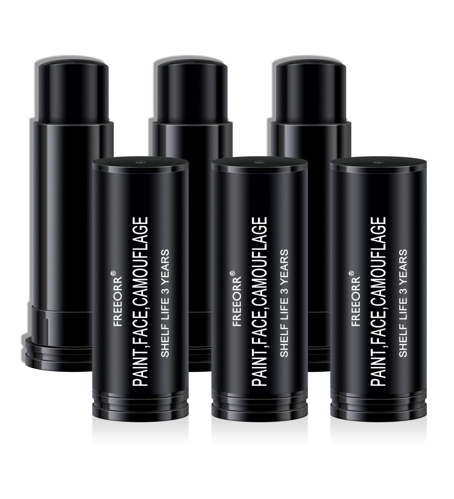 FREEORR 3 Pcs Eye Black Stick - Sports Eyeblack Stick for Baseball/Football - Black Face Paint for Halloween/Costume Parties - Buy Online on GoSupps.com