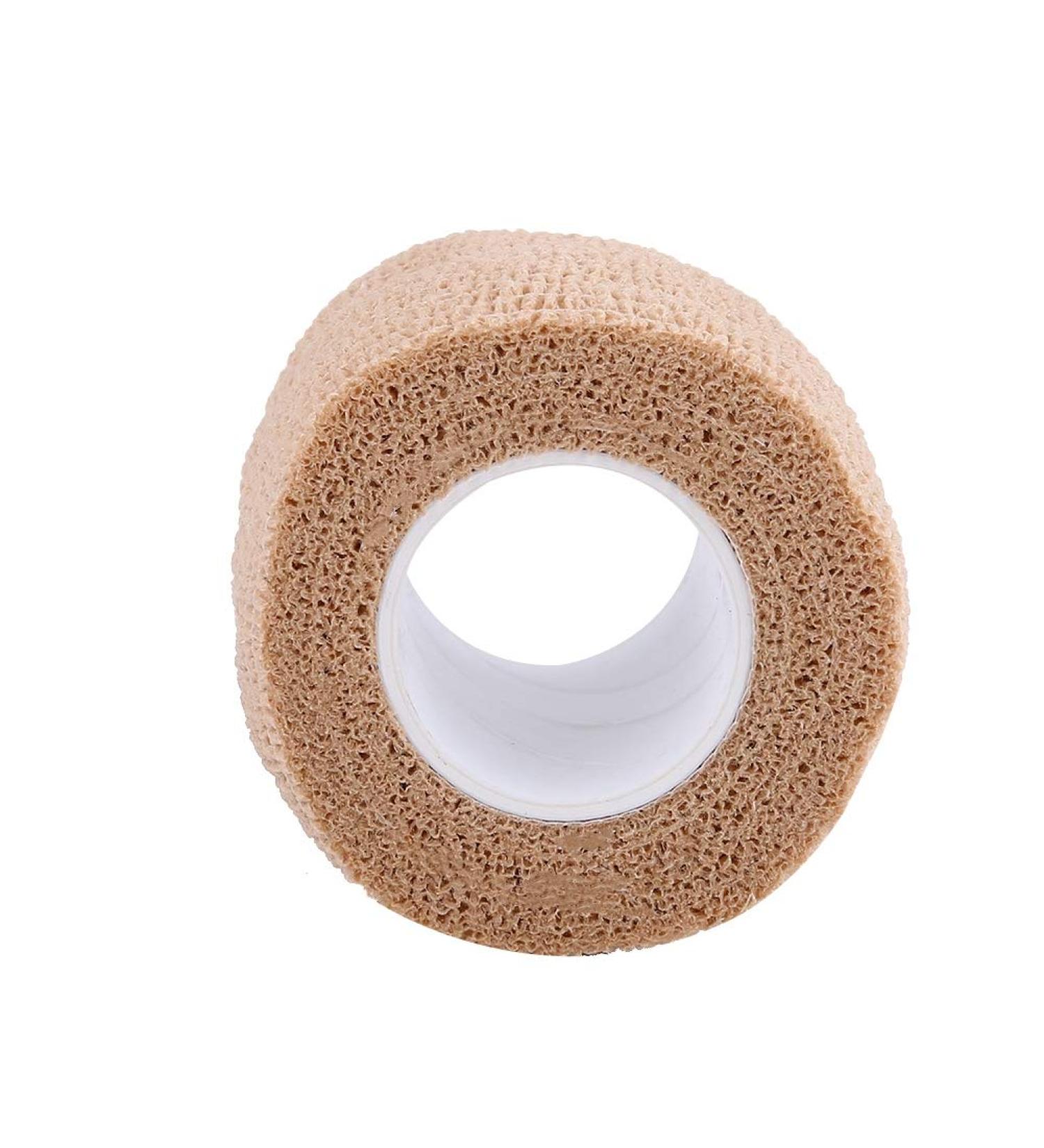 Waterproof Self Adhesive Bandage Tape Set - 5 Rolls Elastic Sport Tape for Finger Joints | Skin Color Sports Care - Buy Online on GoSupps.com