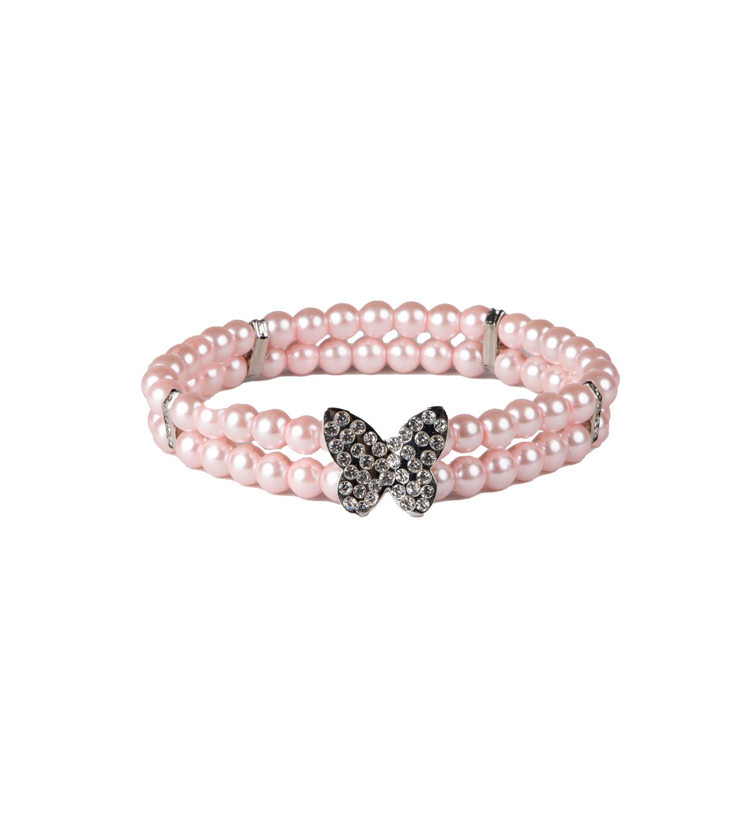 Pink Sparkling Butterfly Necklace - XS/S - Buy Online on GoSupps.com