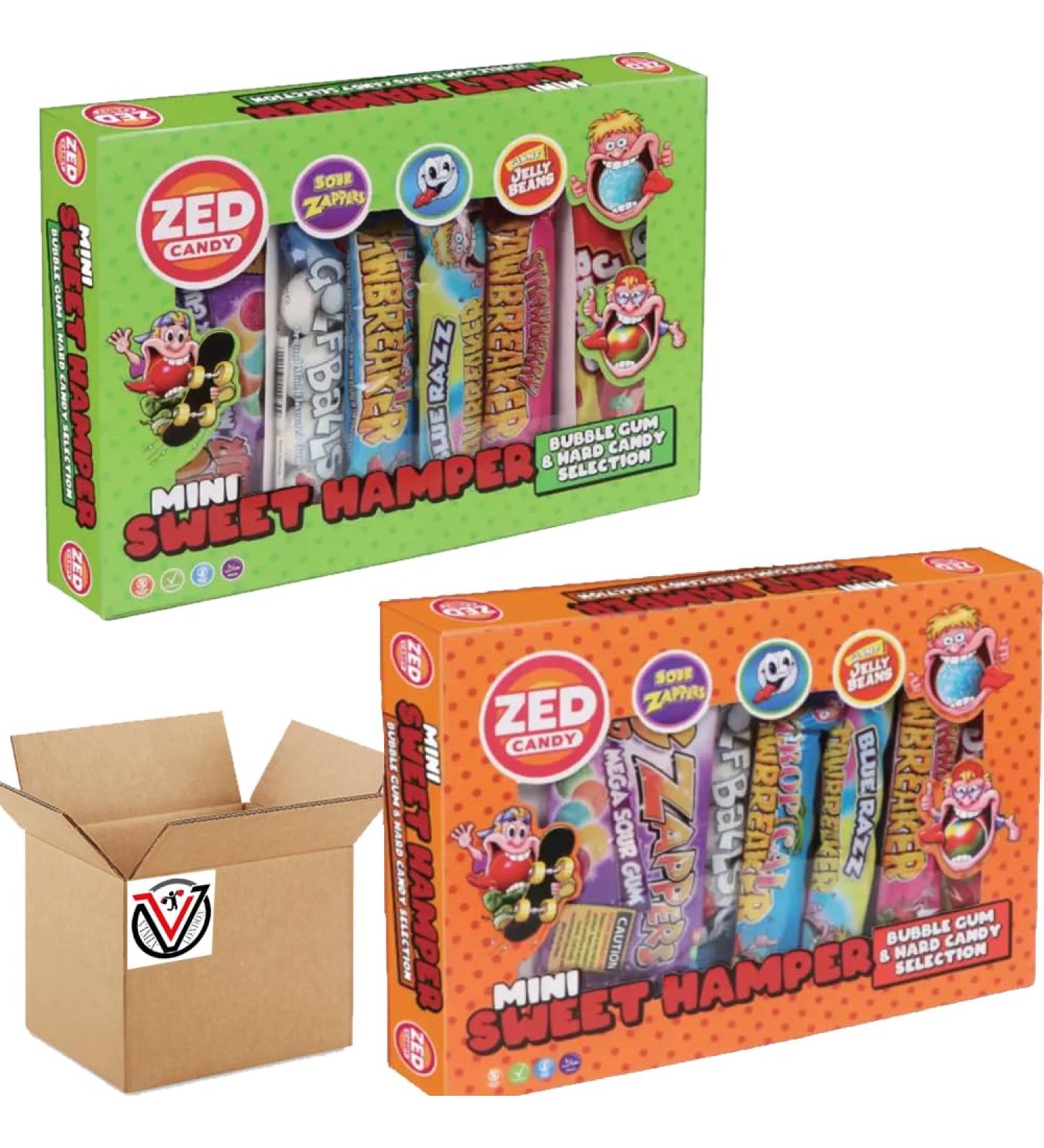 VIMIX Zed Candy Mini Sweet Hamper Green Orange Box 177g - 02 Mixed Boxes - Buy Online on GoSupps.com