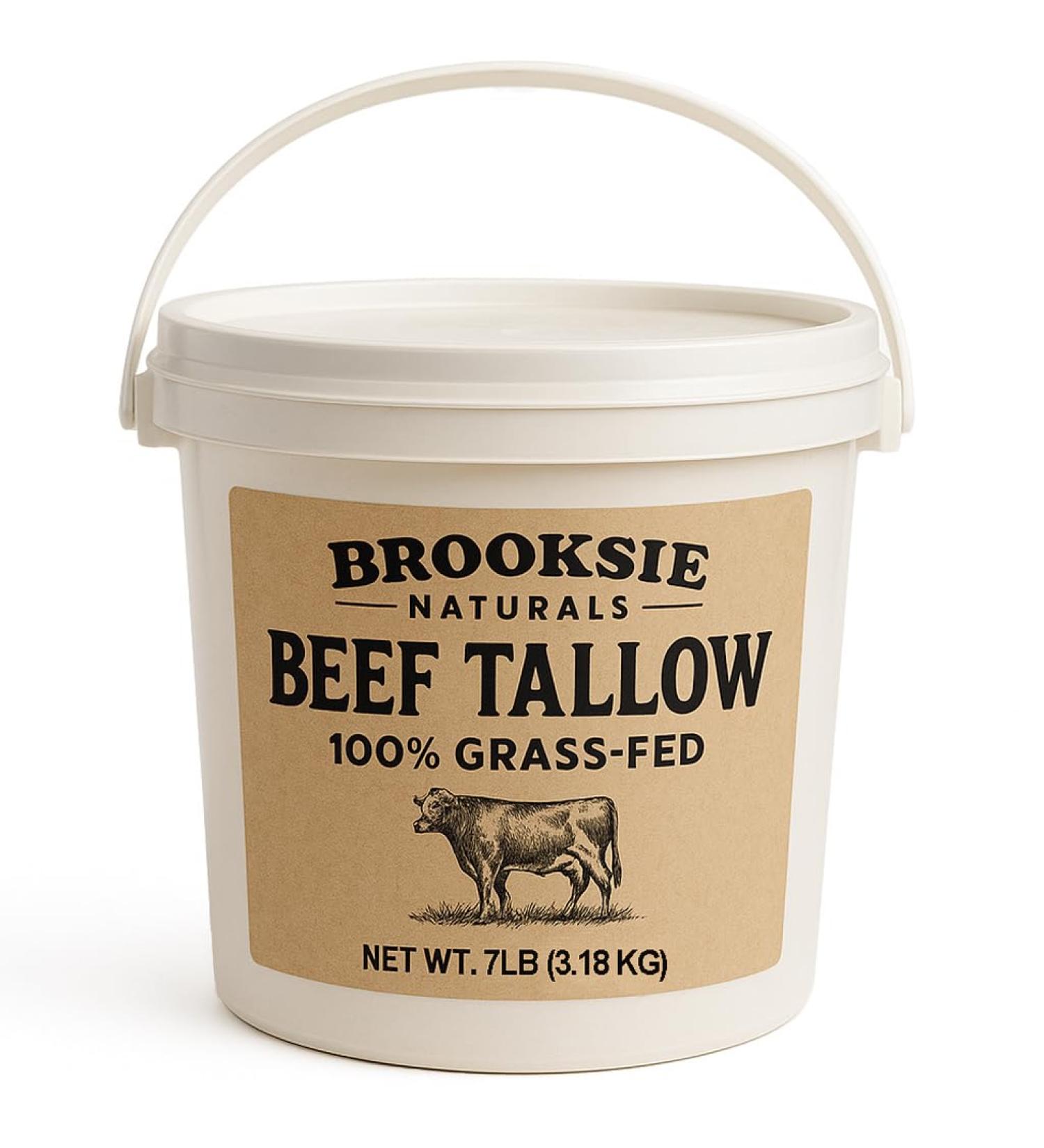 100% Pure & Grass Fed Beef Tallow 7 Lb. Rendered Bulk | No Additives | For Soaps Balms Candle Skincare | Non-GMO and Gluten-free - Buy Online on GoSupps.com