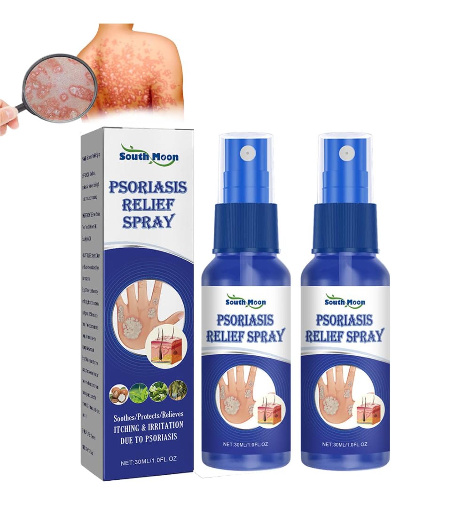Herbal Psoriasis Treatment Spray - South Moon Psoriasis Repair - 2PCS - Buy Online on GoSupps.com
