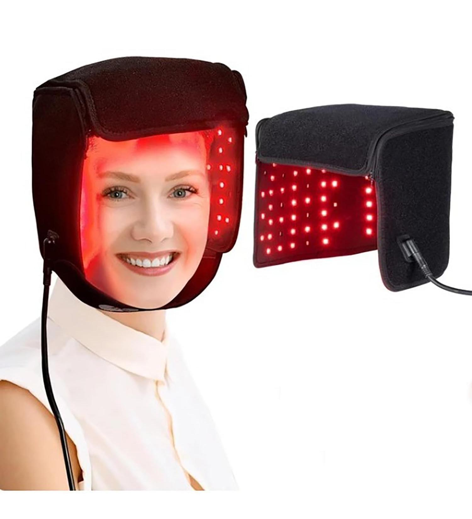 Hair Regrowth Treatment Cap 215 LED 660Nm & 850Nm Near Infrared Therapy Device for Hair Loss Promote Fast Regrowth for Men and Women - Buy Online on GoSupps.com