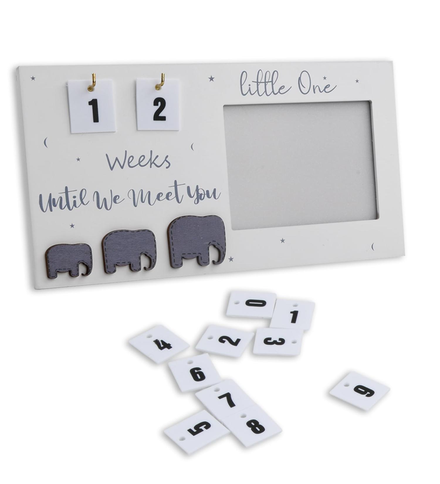 Light Gray Baby Sonogram Picture Frame | Ultrasound Photo Frame for Moms-to-Be | Perfect Pregnancy Announcement Gift - Buy Online on GoSupps.com
