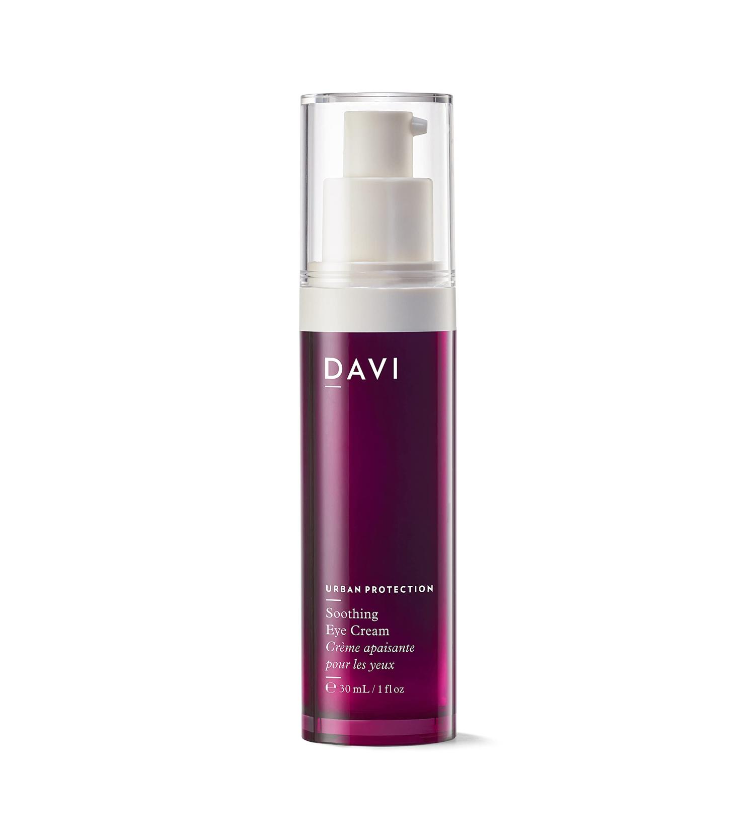 DAVI Soothing Eye Cream | Blue Light Protection | Dark Circles & Puffiness | Anti-Aging, All Natural, Non-GMO, Paraben-Free, Cruelty-Free | 1 Fl Oz - Buy Online on GoSupps.com