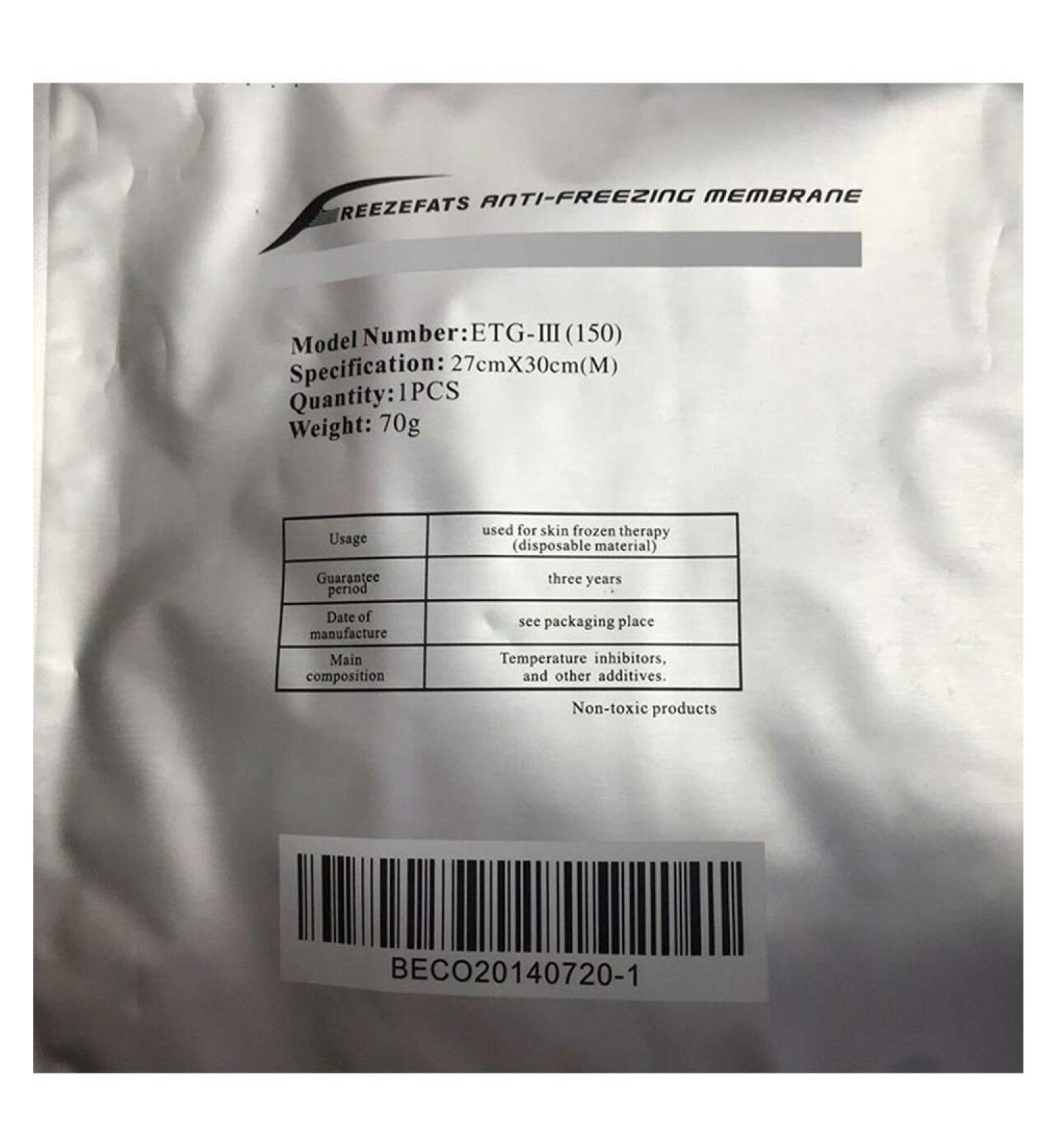 Anti-freeze membrane - Professional Use - M Size (10.6 X 11.8 Inch) - 20pcs (M) - Buy Online on GoSupps.com