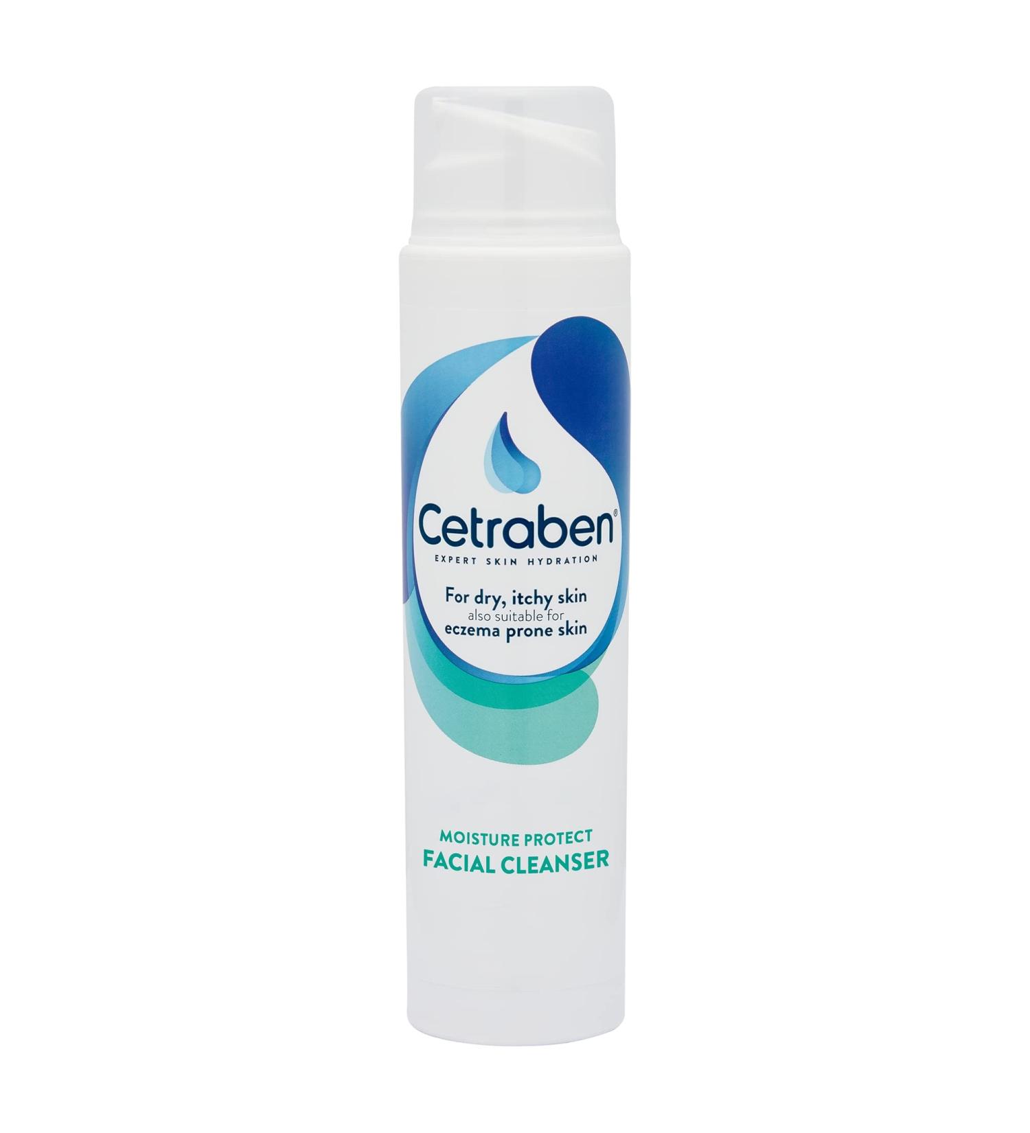 Cetraben Moisture Protect Facial Cleanser 200ml - Hydrating and Soothing Formula - Buy Online on GoSupps.com