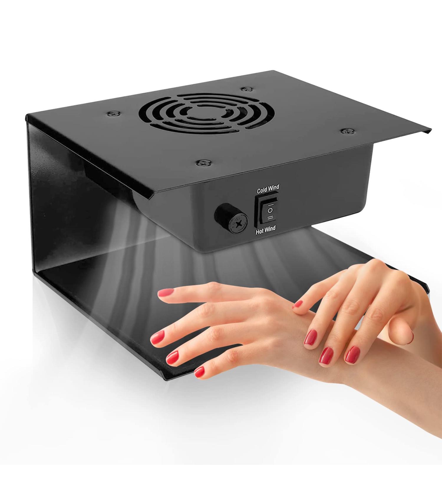 GGAIFbp 300W Nail Dryer for Regular Polish | Fast Drying Blower with Hot and Cool Air | Professional Nail Gel Polish Dryer Fan for Manicure Salon and Home Use - Buy Online on GoSupps.com