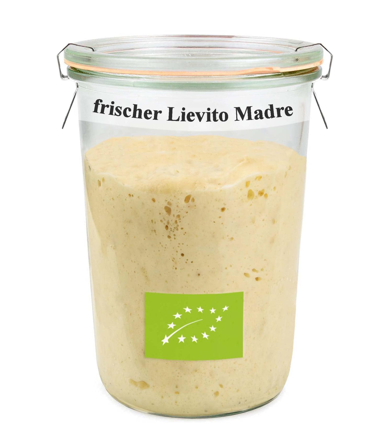 Bakery Spiegelhauer Bio Lievito Madre 200g - Fresh Organic Wheat Sourdough for Bread Rolls Pizza & Ciabatta | Yeast-Free Baking - Buy Online on GoSupps.com