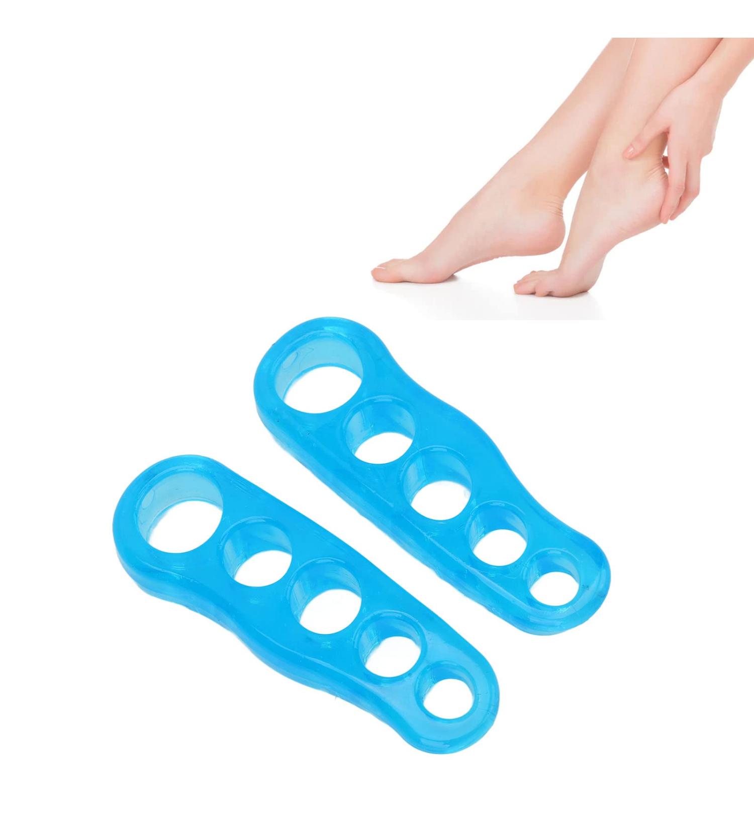 Reusable Gel Toe Separators | Toe Stretcher Corrector for Overlapping & Hammer Toes | Men & Women Toe Straighteners (Small) - Buy Online on GoSupps.com