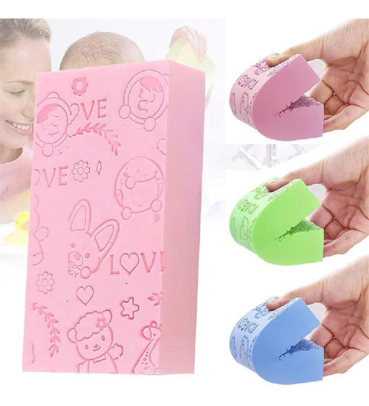 WondFans Pink Dead Skin Removal Bath Sponge - Exfoliating Body Scrubber for Smooth Skin | International Shipping - Buy Online on GoSupps.com