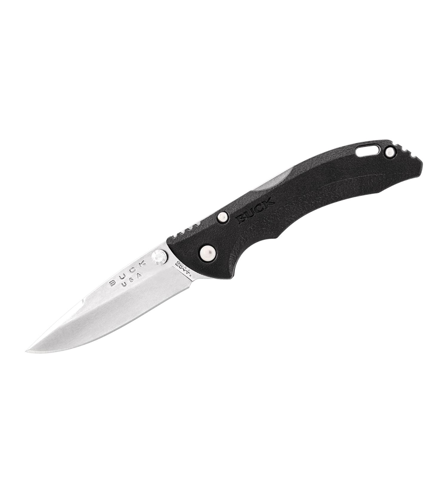 Buck Knives 284 Bantam One-Hand Opening Folding Knife in Black - Durable and Easy-to-Use - Buy Online on GoSupps.com