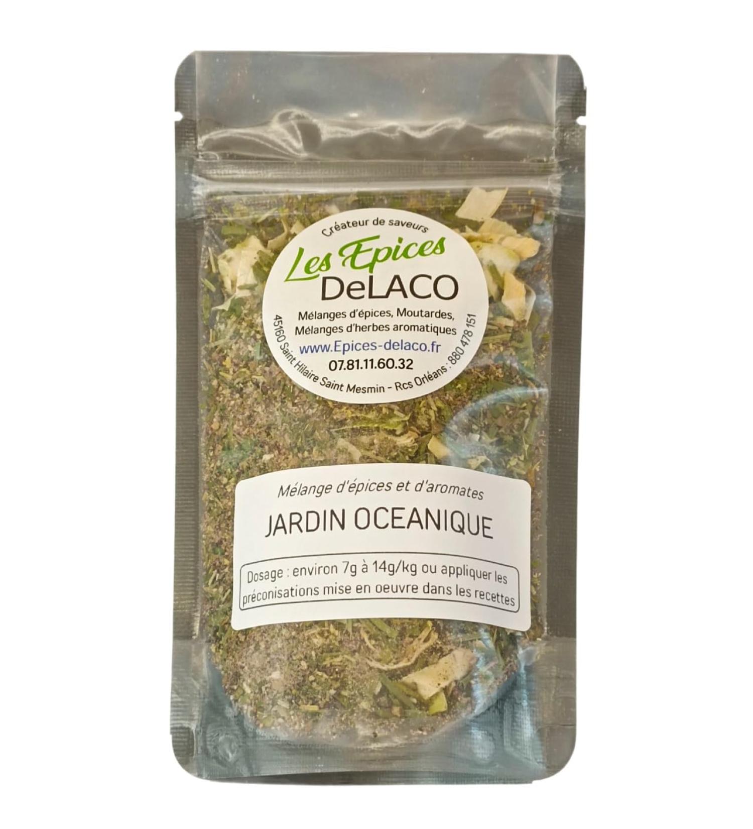 JARDIN OCEANIQUE 360g XL ... m langes d' pices herbes aromates condiments piments pour viandes poissons l gumes marinades salades barbecue - Les EPICES DeLACO - Buy Online on GoSupps.com