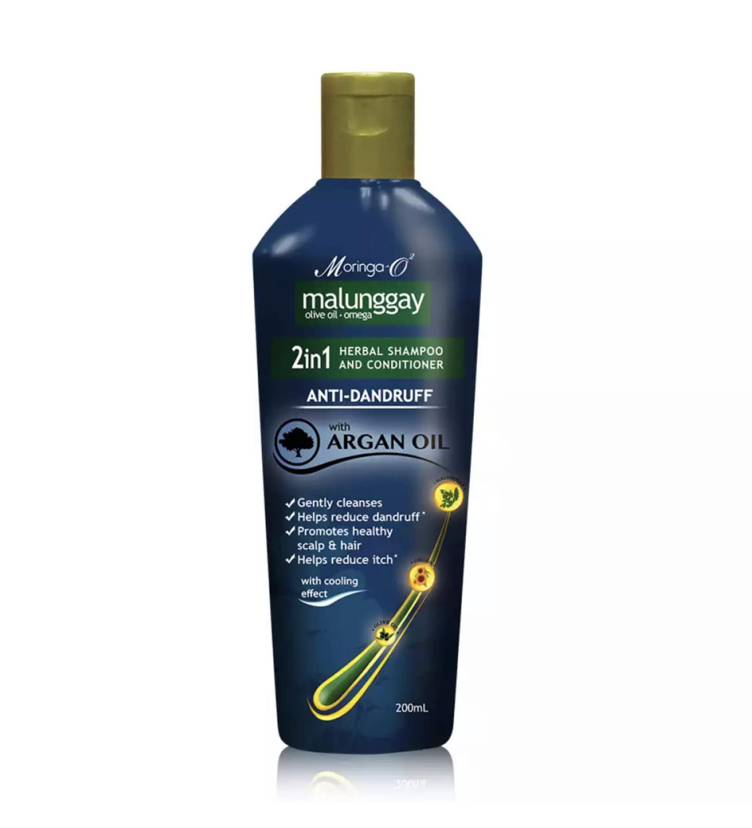 Herbal Anti-Dandruff Shampoo & Conditioner with Argan Oil 2-in-1 200mL