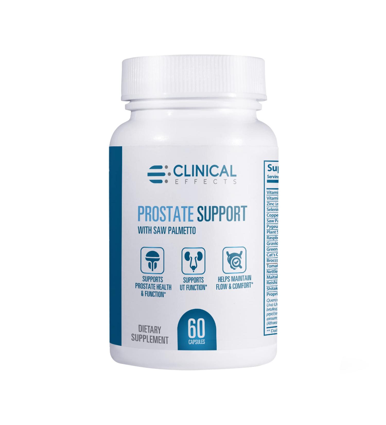 Prostate Health Supplement - Men's Wellness Formula with Vitamin E, Pumpkin Seed & Saw Palmetto - 60 Capsules - Made in USA - Buy Online on GoSupps.com