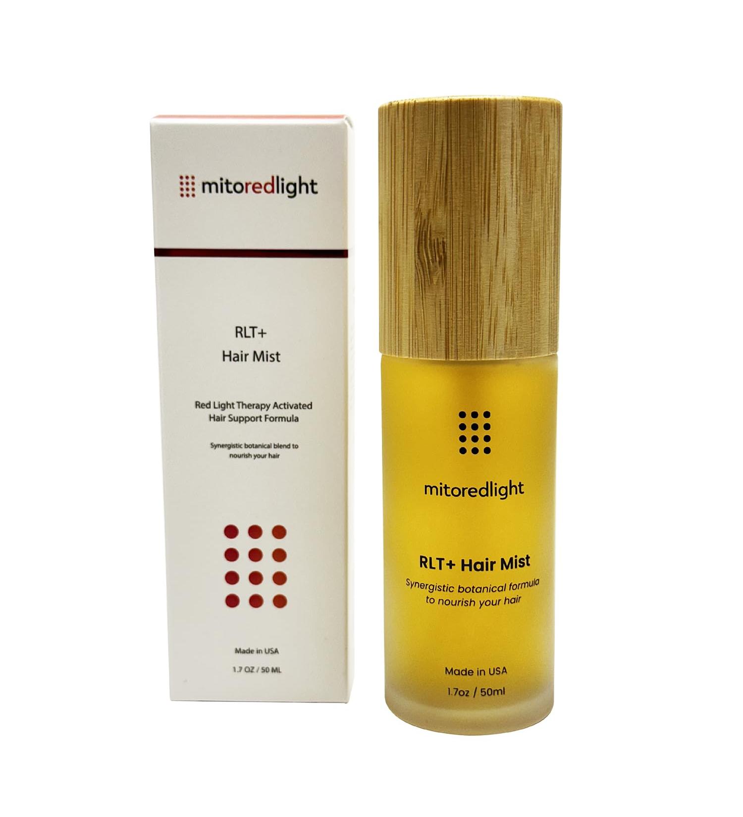 Mito Red Light RLT+ Hair Mist: Red Light Therapy Spray for Hair - Red Light Hair Therapy Mist - Boosts Hair Health with Natural Ingredients - All Hair Types - 1.7 fl oz - Buy Online on GoSupps.com