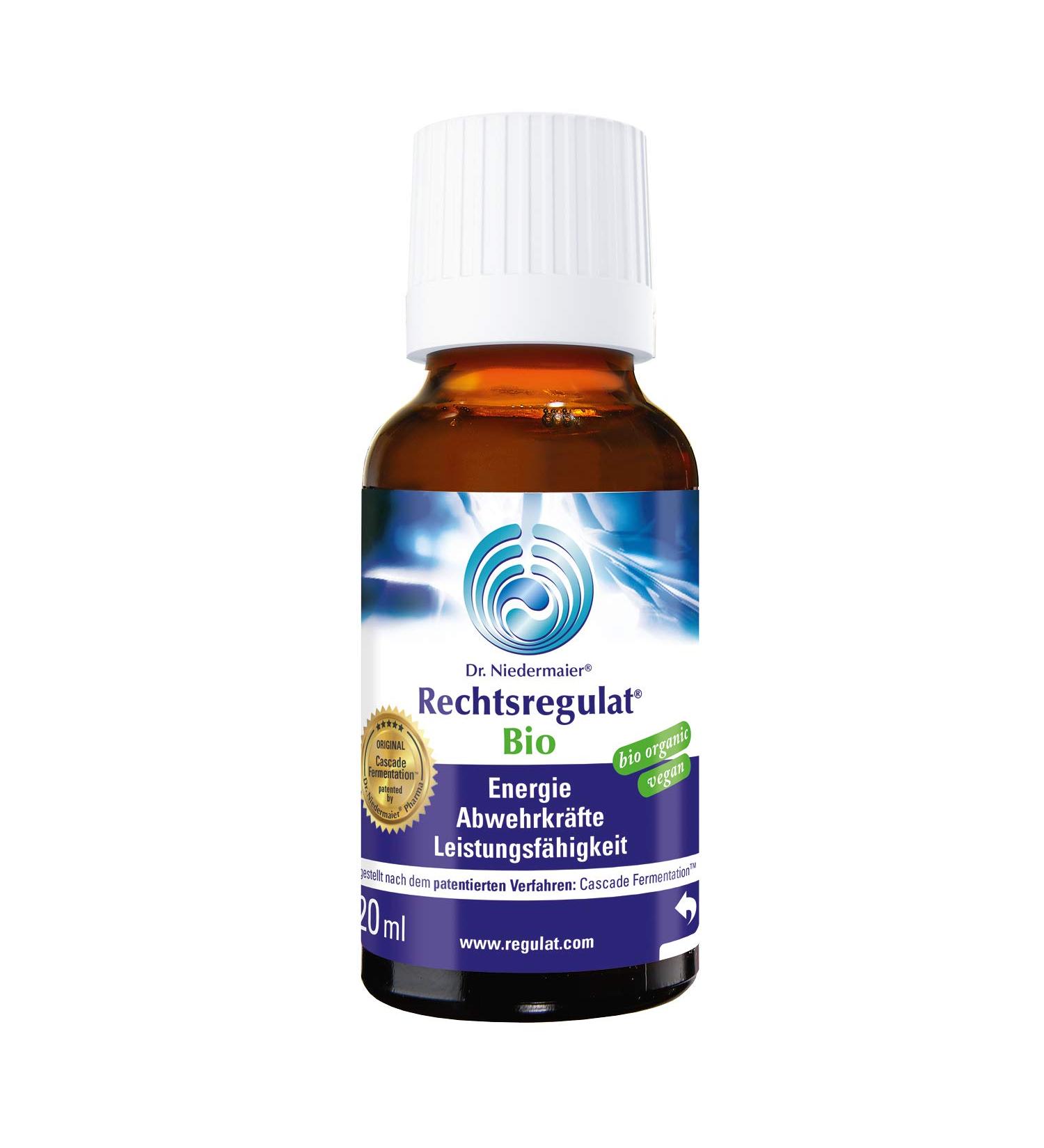 Dr. Niedermaier Rechtsregulat Bio I - Natural Vitamin C & Fermented Enzymes for Immune Support | 20ml (1 Pack) - Buy Online on GoSupps.com