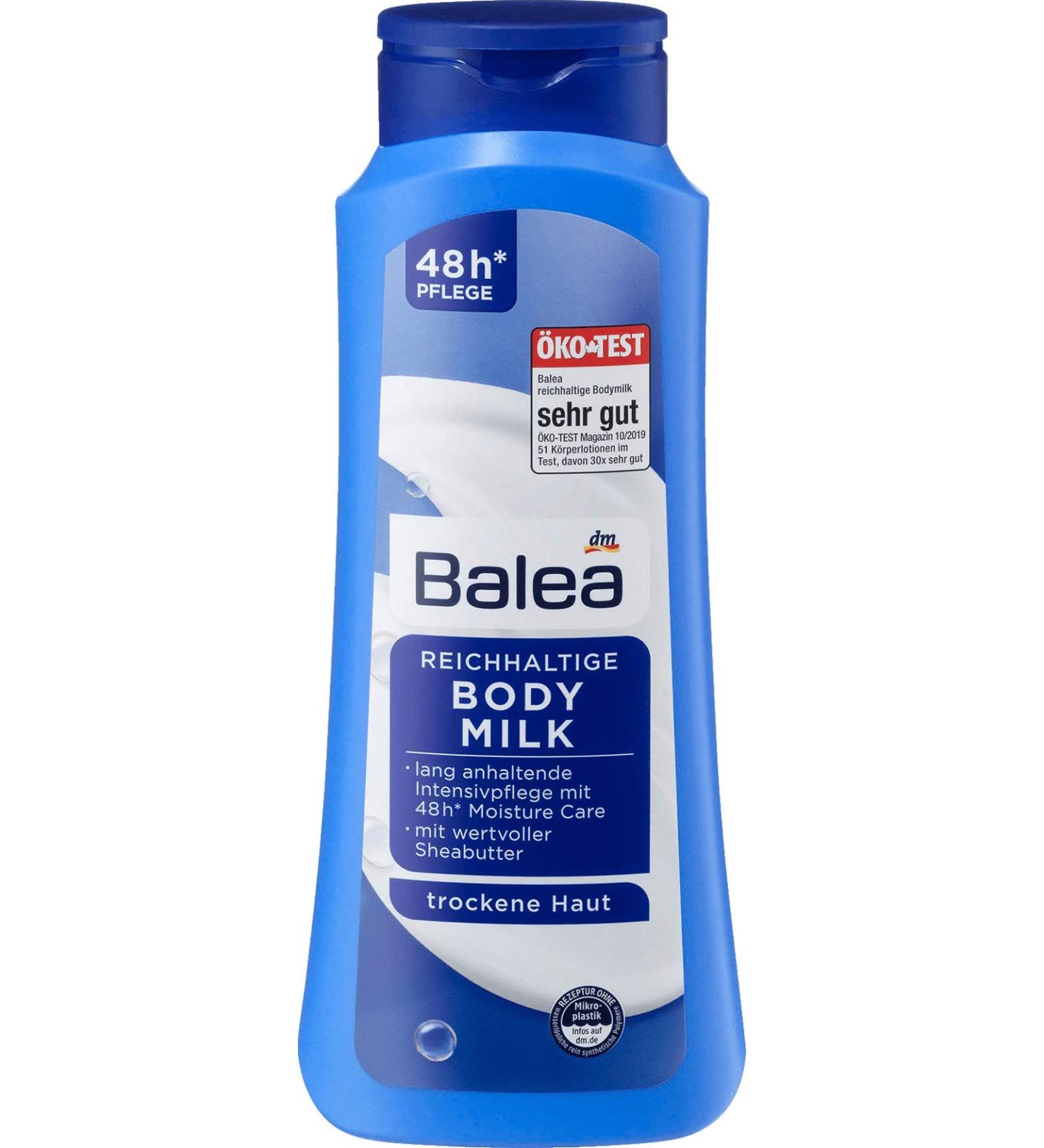 Balea Rich Body Milk Lotion 500ml - Hydrating Body Care for Soft Skin | International Shipping - Buy Online on GoSupps.com