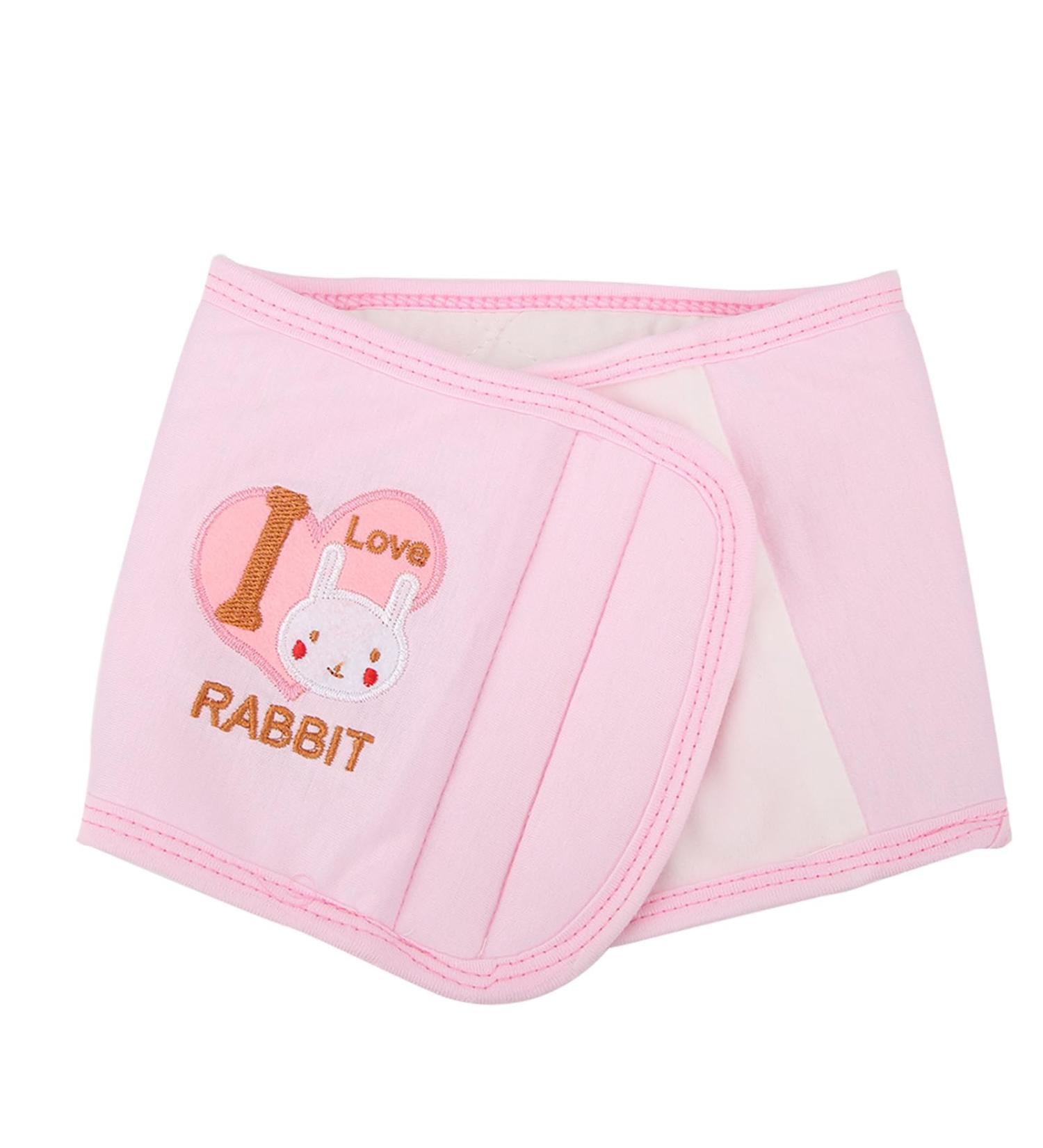 Umbilical Hernia Belt Comfortable Cotton Abdomen Belly Cover Belly Band Wraps Abdominal Binder Protecting Navel () Pink - Buy Online on GoSupps.com