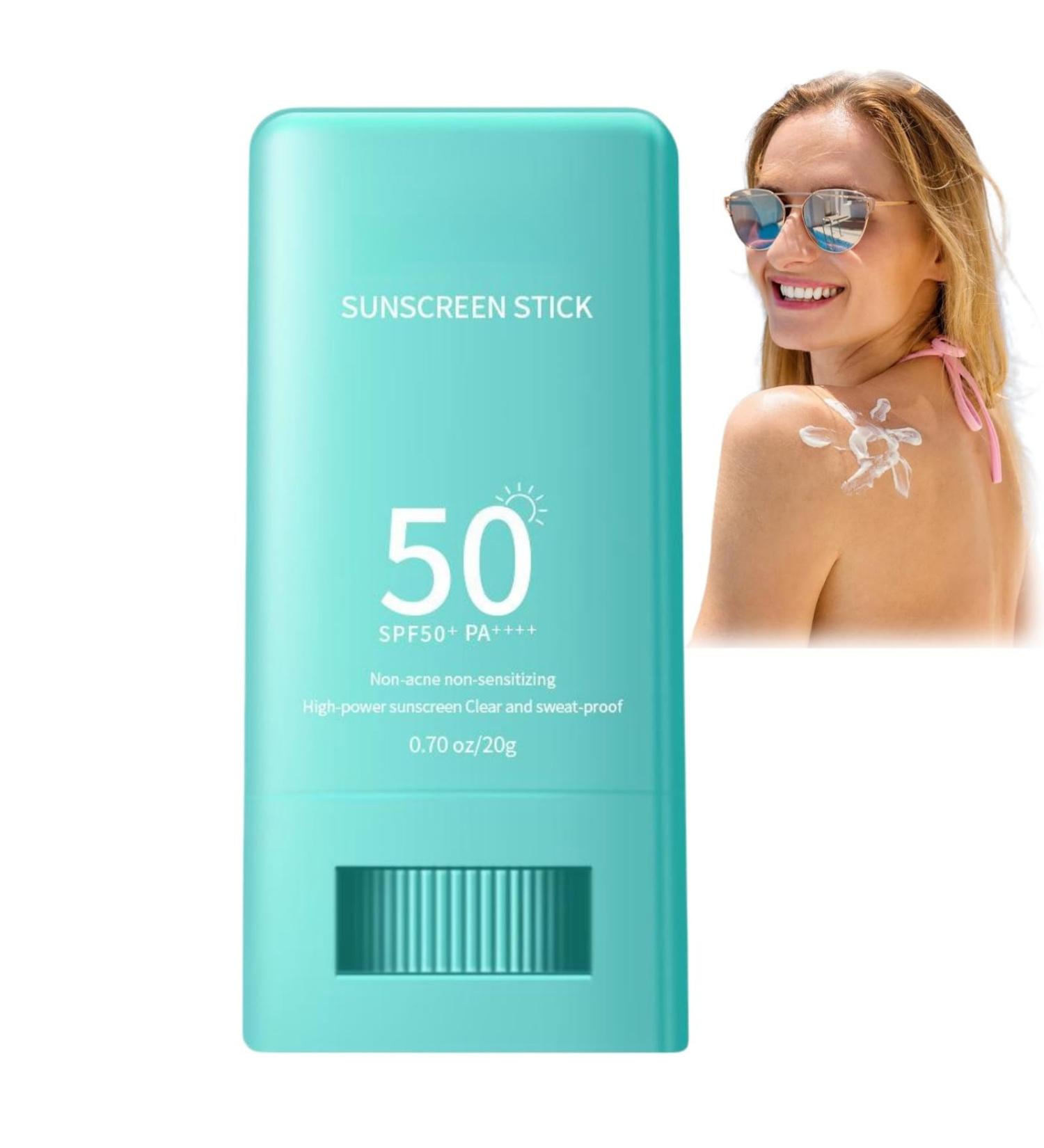 Sunscreen Stick SPF 50+ Sun Cream Korean Sunscreen SPF 50 Face Face Sunscreen SPF Stick Sun Cream Stick UVA/UVB Protection Sun Cream Moisturizing Sun Cream Korean Sunscreen Stick for Oily Skin - Buy Online on GoSupps.com