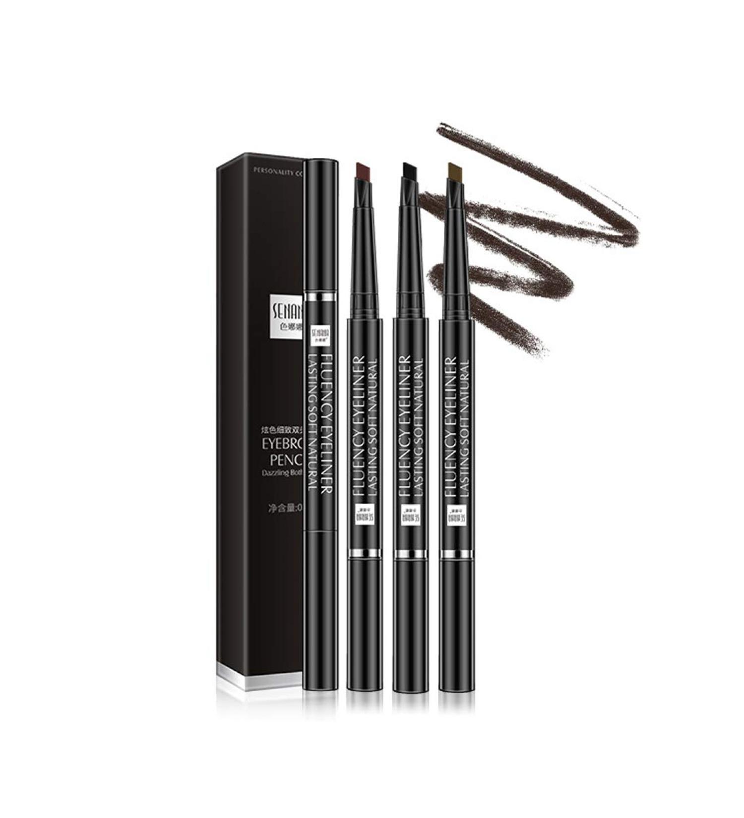 Bodermincer Automatic Waterproof Eyebrow Pencil (B012-Light Brown) - 3 Color Options - Buy Online on GoSupps.com