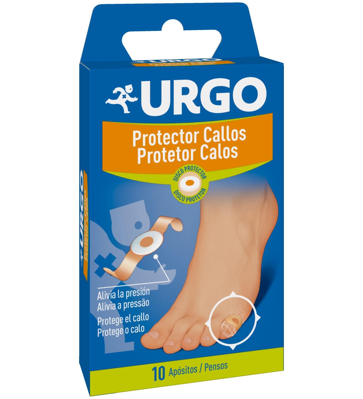 Urgo - H hneraugen-sch tzende Kompresse - Druckschutzscheibe - 10 Verb nde