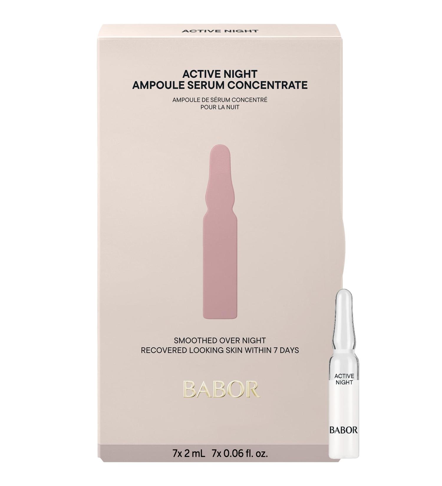 BABOR Active Night constructive serum for the face for improved skin regeneration vegan formula ampoules with concentrate 7x 2 ml Market launch 2025 - Buy Online on GoSupps.com