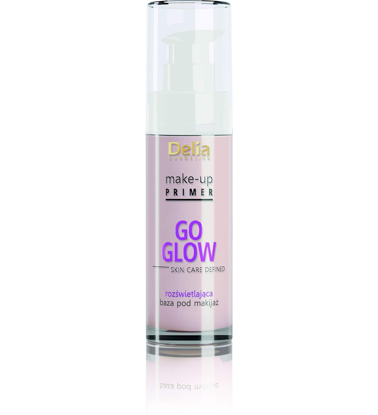 Delia Cosmetics Go glow Make Up Primer Brightening Roze Basis