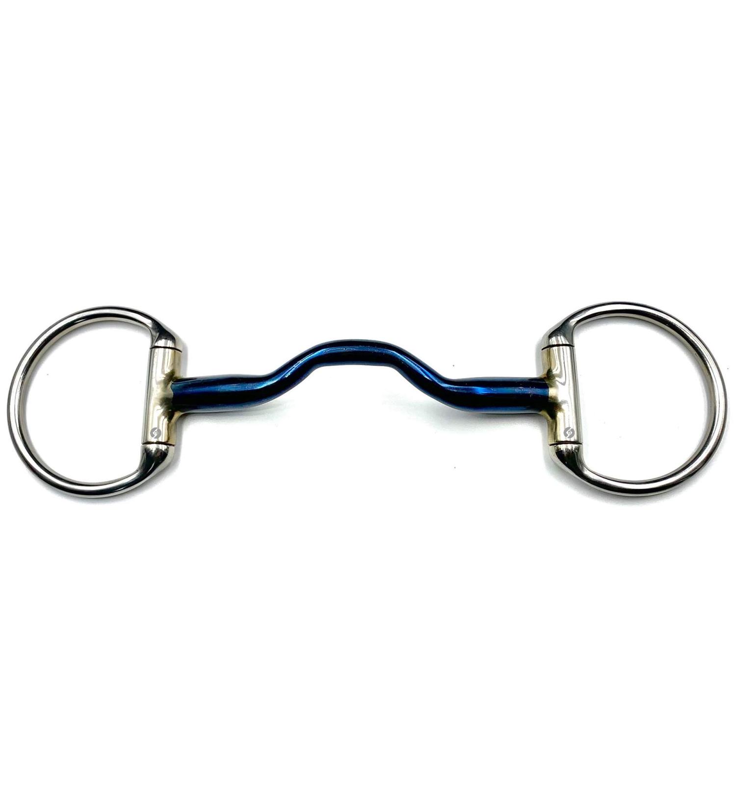 OTTE Ported Eggbutt Blue Sweet Iron Horse Bit Snaffle Port Mouthpiece (5.75") - Buy Online on GoSupps.com