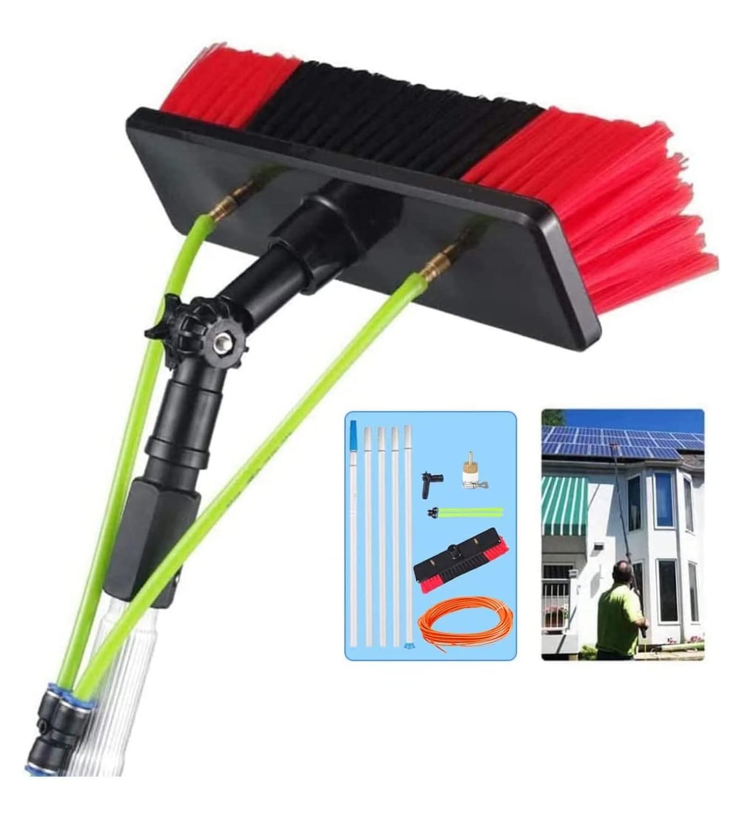 5m-12m Window Cleaning Telescopic Pole Water Fed Extendable Brush Suitable For Cleaner Conservatory Roof Photovoltaic Panel Cleaning Photovoltaic Panel Cleaning/window Clean 30cm Brush 12m Pole - Buy Online on GoSupps.com
