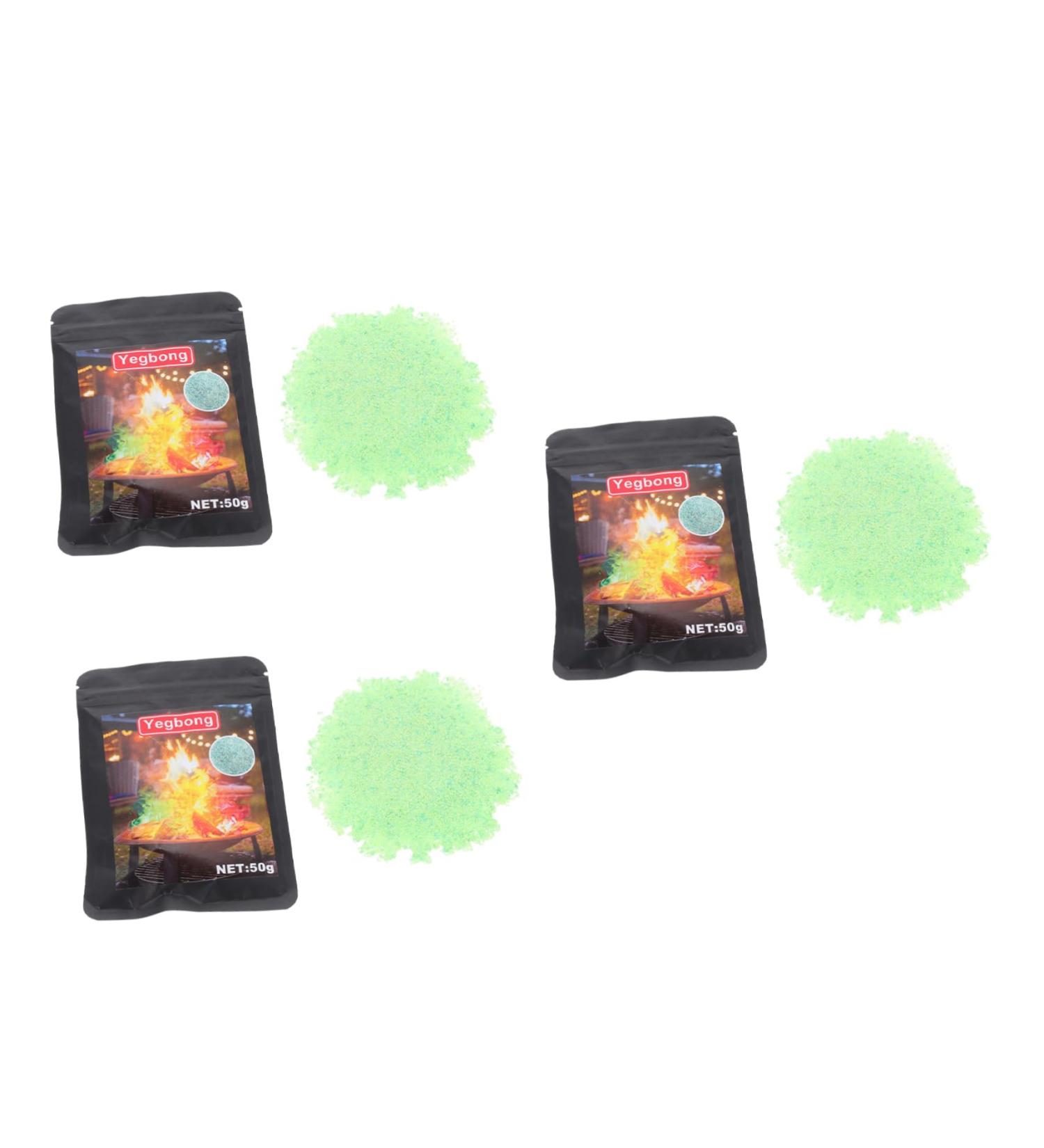 ADOCARN Outdoor Fireplace 3 Packs Campfire Powder Fire Bowl Outdoor Colorful Bonfire Color Fire Packets Party Supplies Beach - Buy Online on GoSupps.com