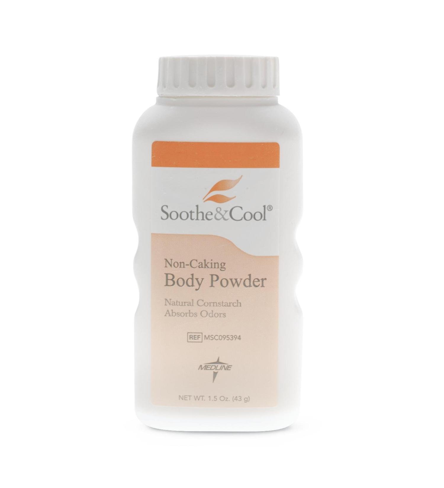 Medline MSC095394H Soothe & Cool Cornstarch Body Powder 1.5 OZ