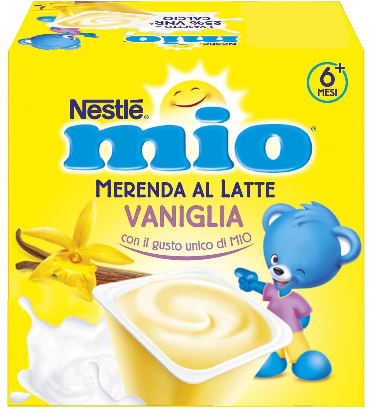  Italian Gourmet E.R. 3 NESTL MIO Vanilla Milk Snacks 4 x 100g + Italian Gourmet Pulp 400g - Buy Online on GoSupps.com